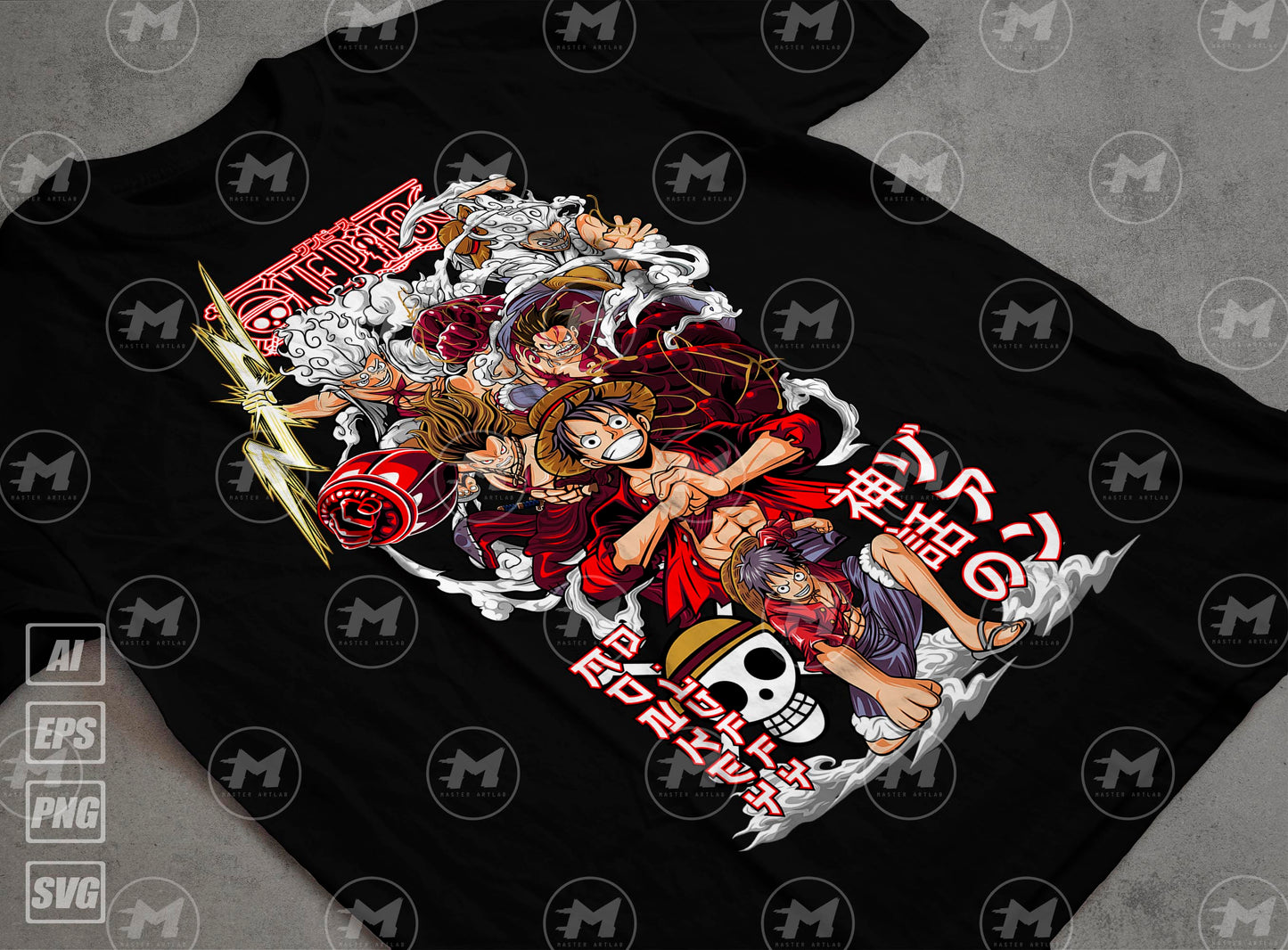 LUFFY ALL GEARS Premium - Master ArtLab
