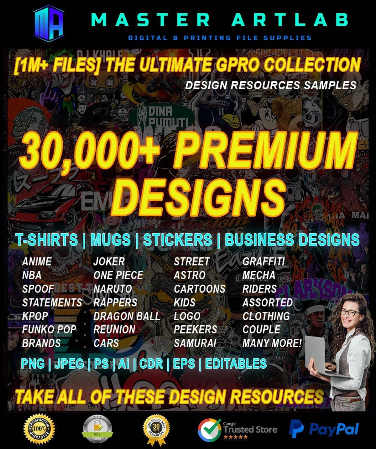 2TB Unlimited: All in one Graphics, Templates and Printing Needs - Master ArtLab