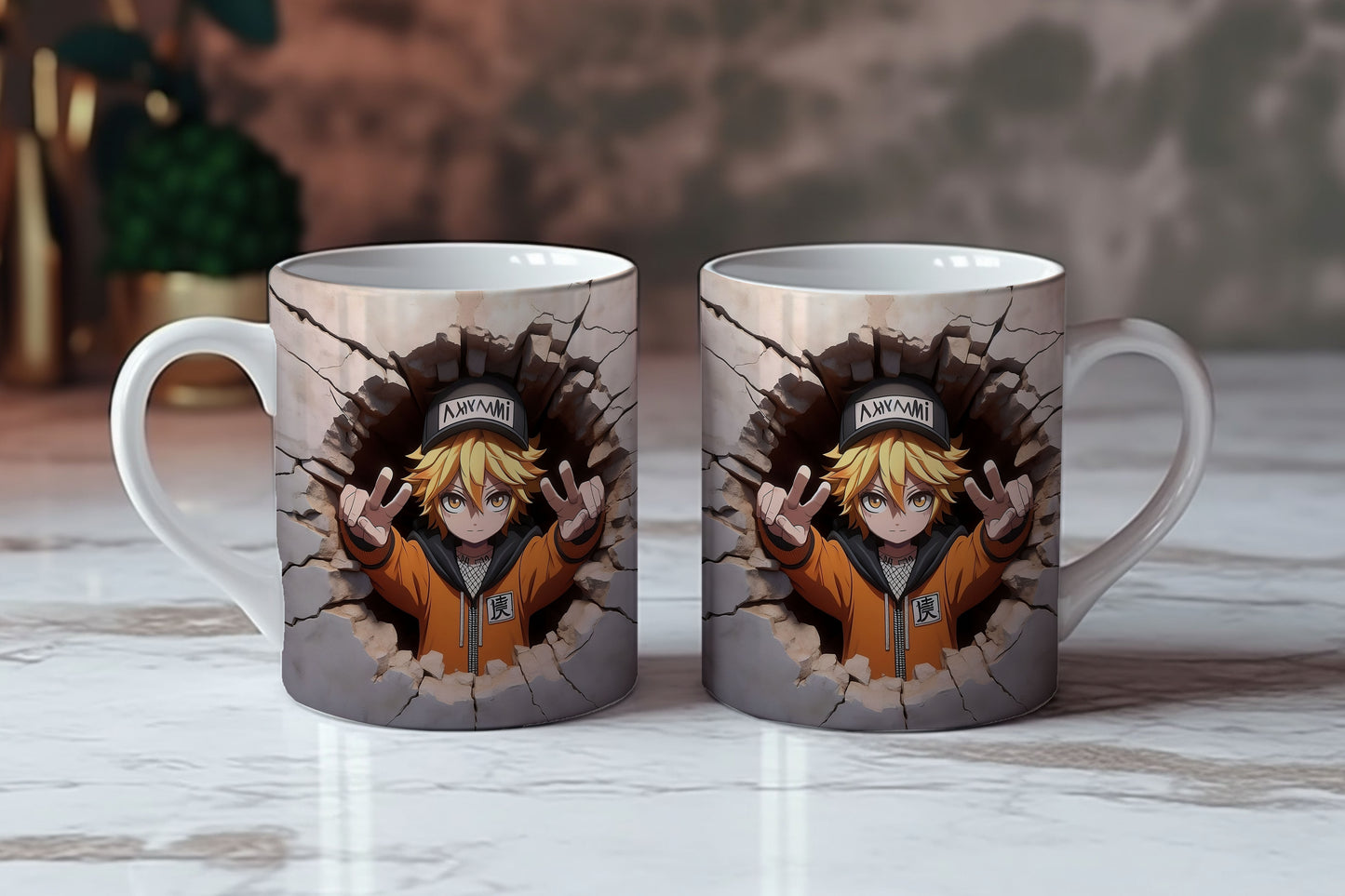 Anime 3D Mug Wraps Designs Bundle - Master ArtLab