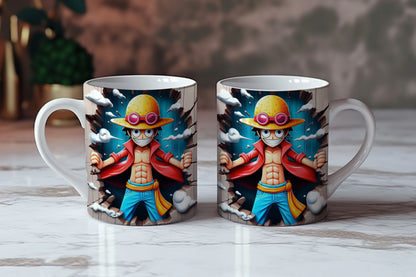 Anime 3D Mug Wraps Designs Bundle - Master ArtLab