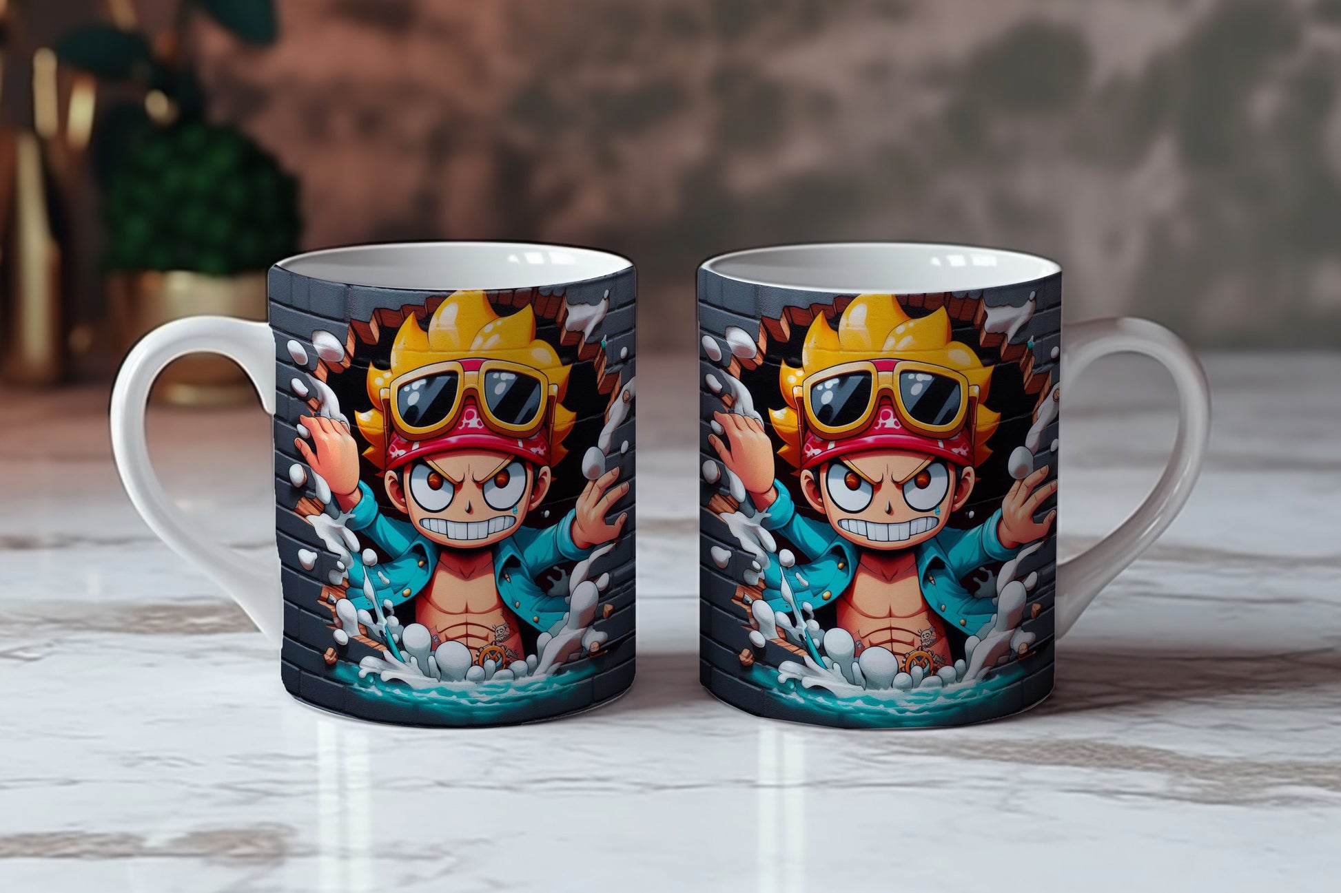 Anime 3D Mug Wraps Designs Bundle - Master ArtLab