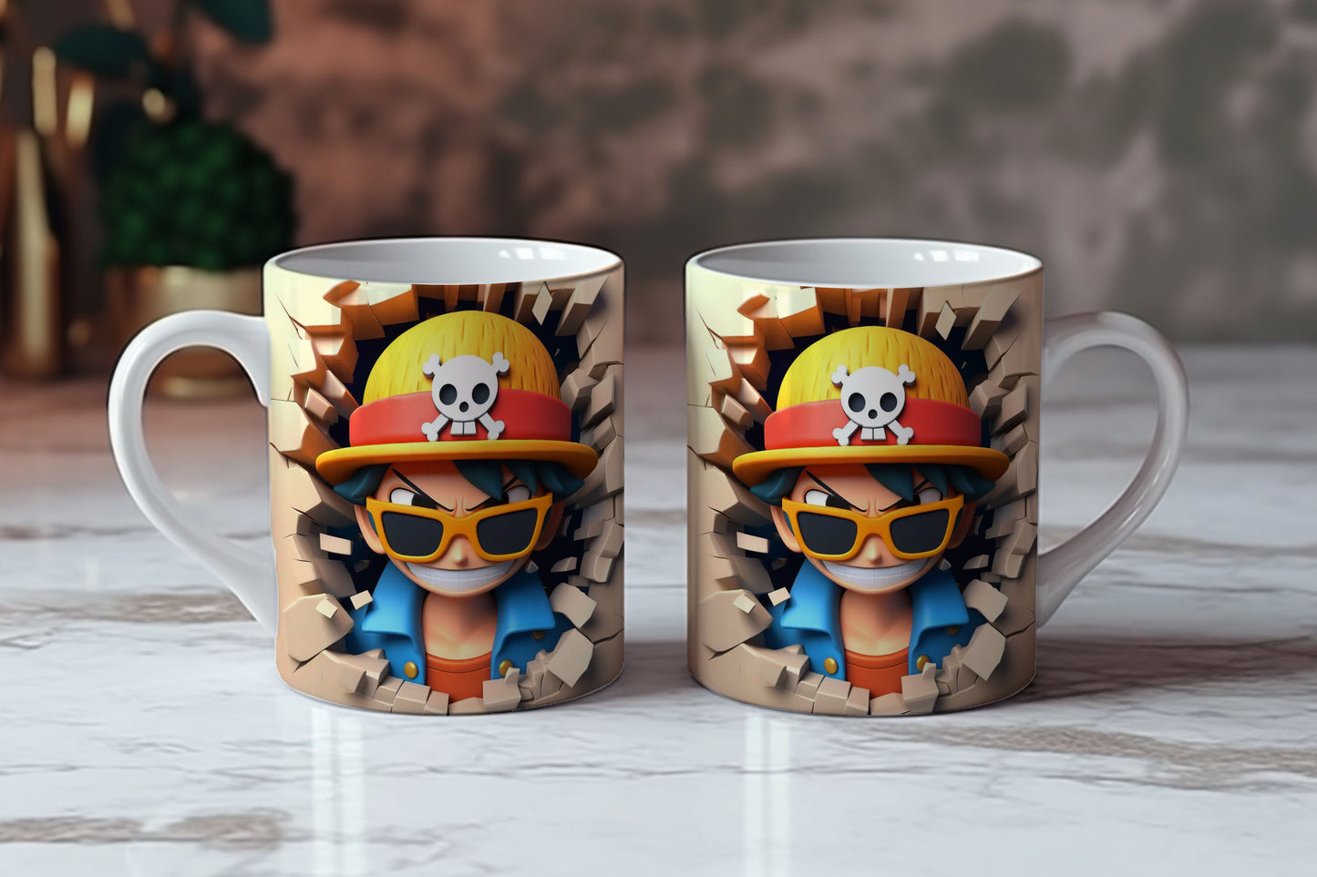 Anime 3D Mug Wraps Designs Bundle - Master ArtLab