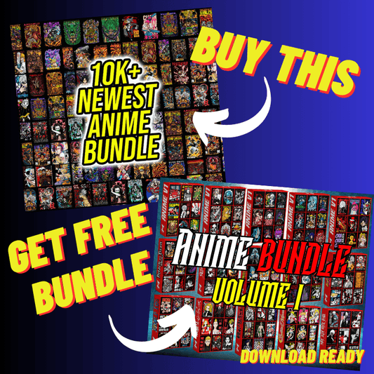 10k+ Mega Pack Bundle + FREE ANIME BUNDLE V1 - Master ArtLab